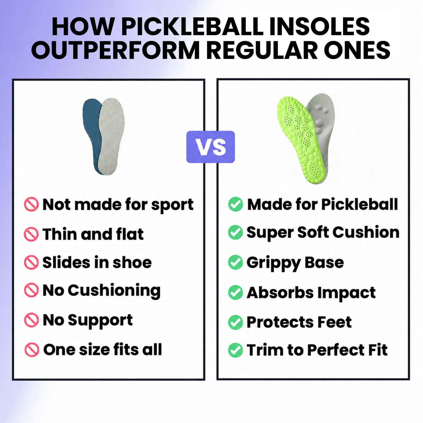 Bwoost Padel Indlægssåler